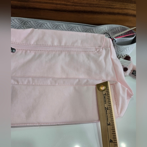 Kipling Bag Crossbody Shoulder Light Pink Monkey Keychain, NEW BAY - Picture 10 of 17